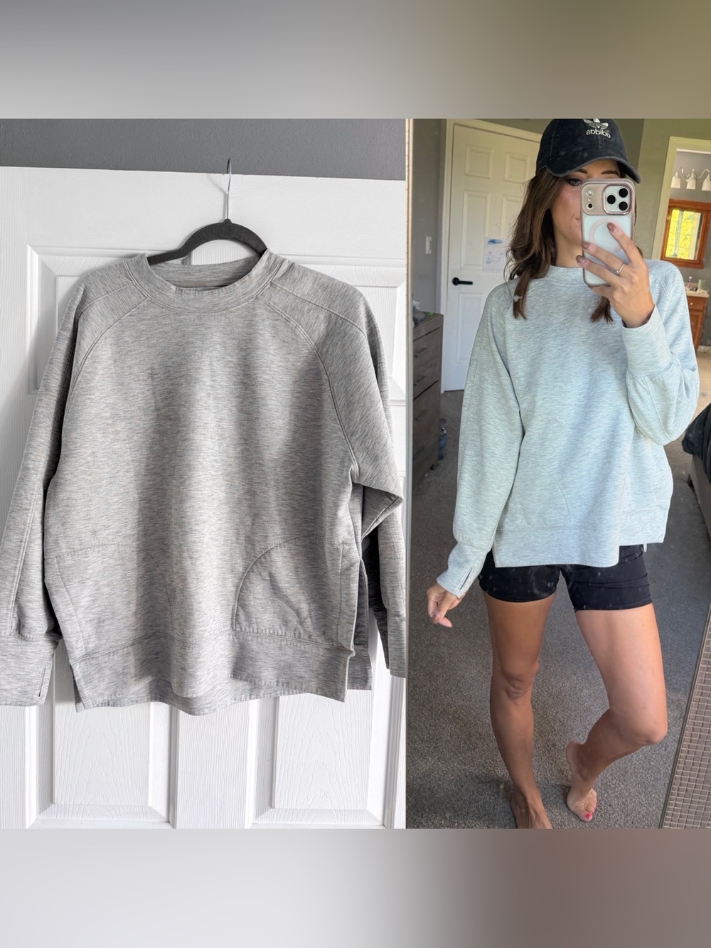 Abercrombie YPB Light Gray Crewneck Sweatshirt